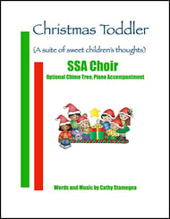 Christmas Toddler  SSA choral sheet music cover Thumbnail